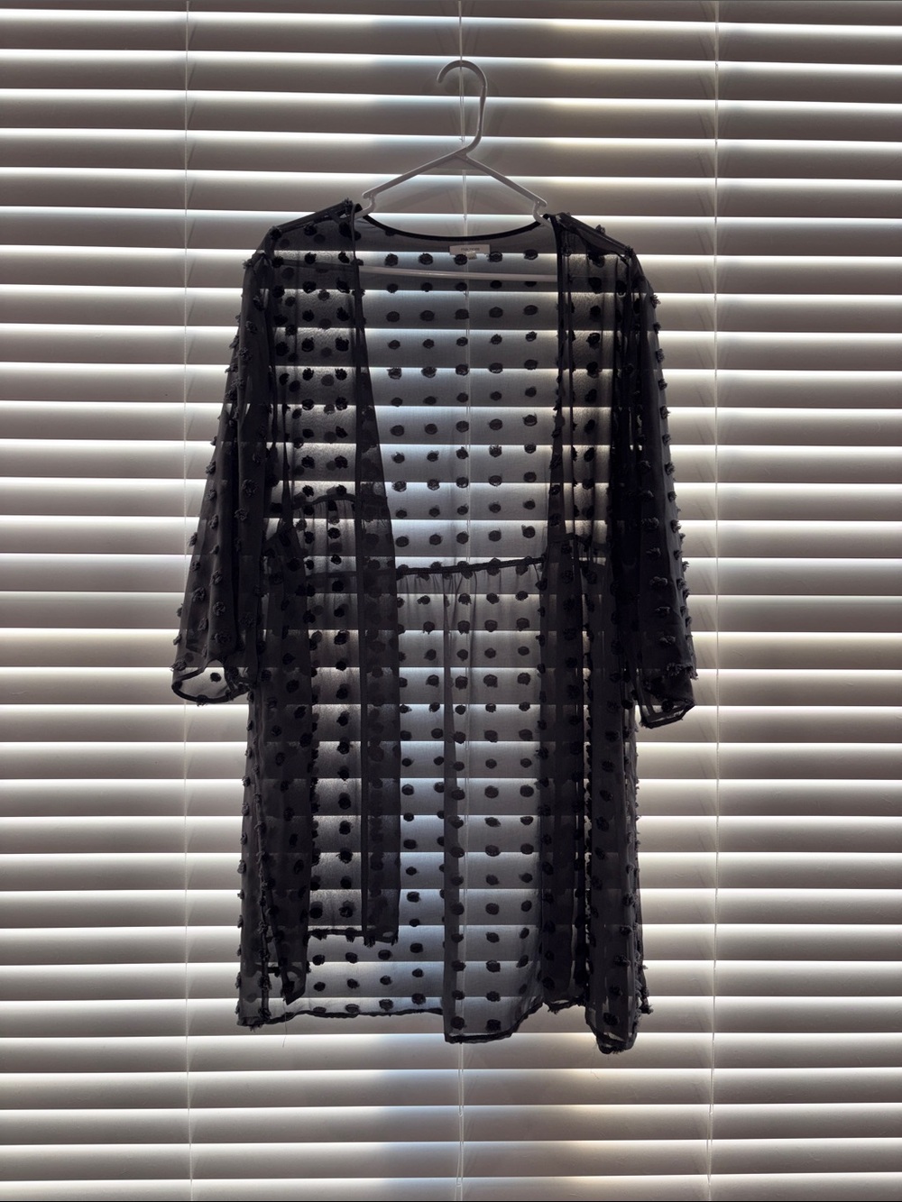 Maurice’s Gray Polka Dot Cardigan